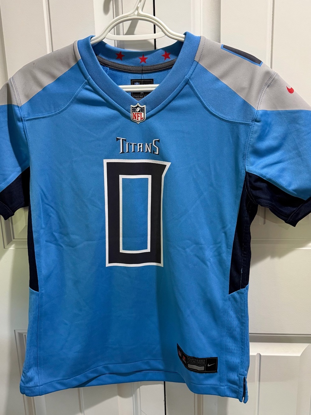 Nike Calvin Ridley #0 Tennessee Titans Jersey Youth Medium Blue NWT